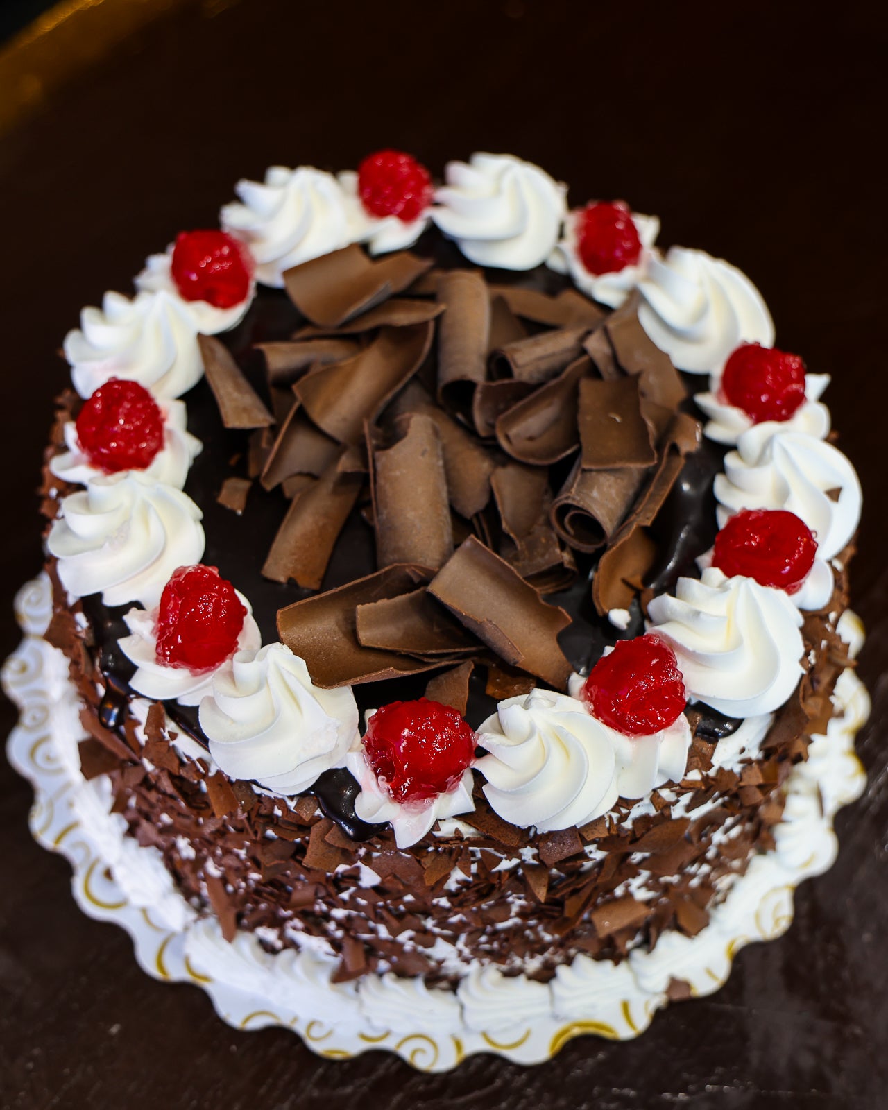 Chocolate Cake with bark